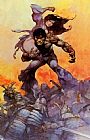 Frank Frazetta The Mucker painting